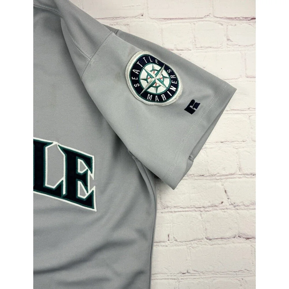 Authentic Seattle Mariners Raul Ibanez #28 Pro Cut Game Worn? Russell Jersey